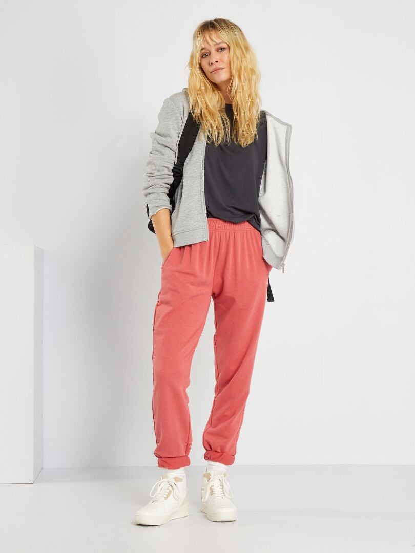 Sweatshirt com fecho e capuz CINZA - Kiabi