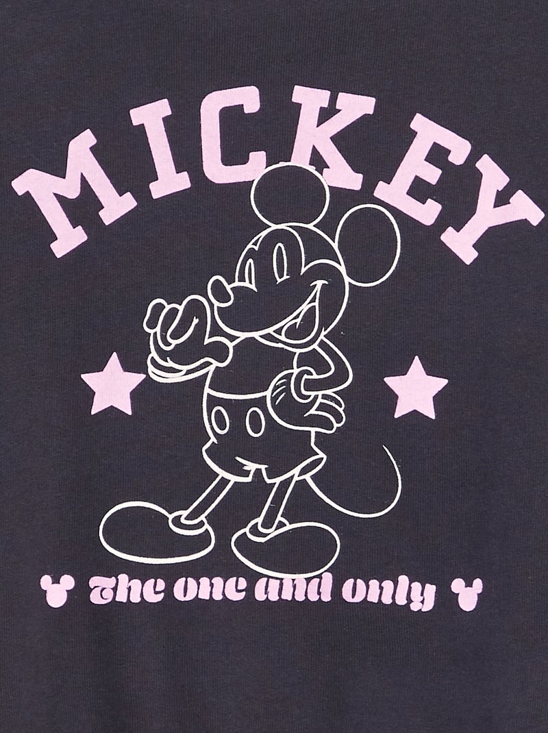 Sweatshirt com fecho e capuz 'Mickey' da 'Disney' PRETO - Kiabi