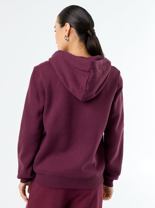 Sweatshirt com fecho e capuz - Kiabi Sweatshirt com fecho e capuz - Kiabi