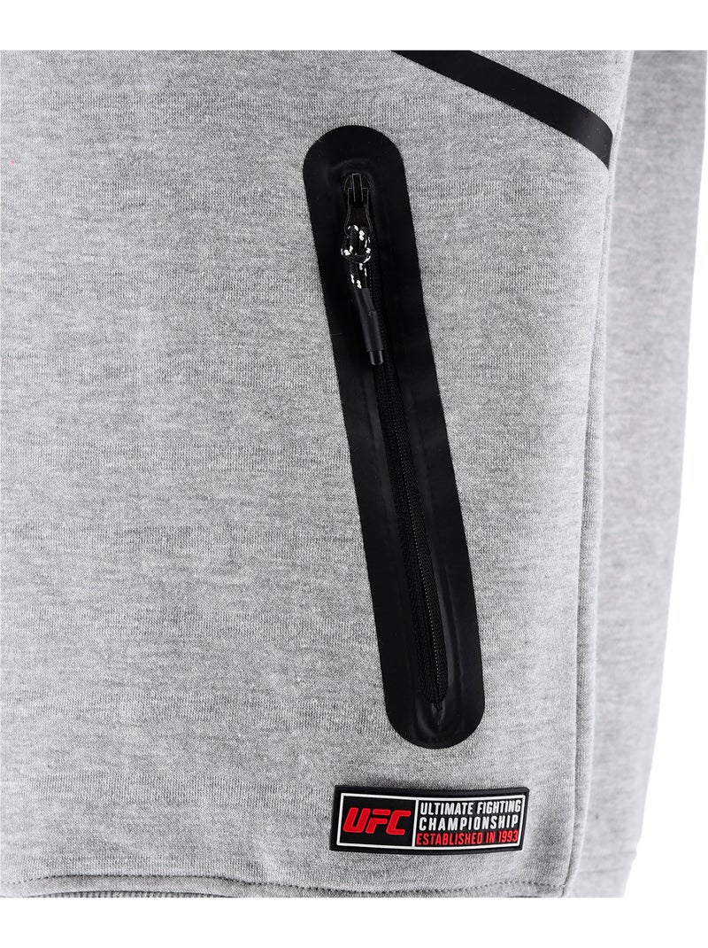 Sweatshirt com fecho e capuz ufc cinzento homem sweatshirt com capuz desporto descontraído Cinza - Kiabi