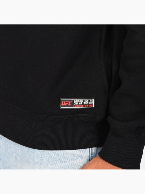 Sweatshirt com fecho e capuz ufc homem preto sweatshirt com capuz desporto lifestyle - Kiabi
