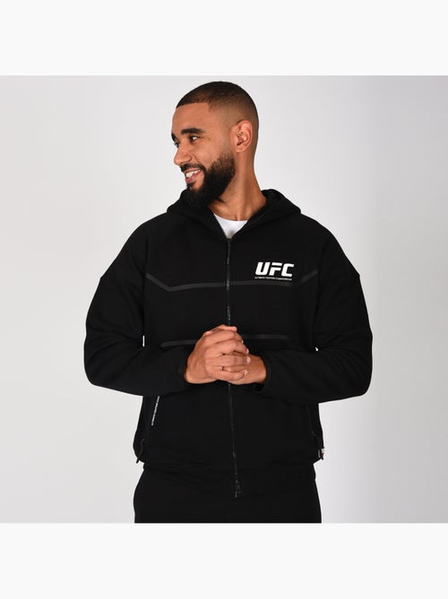 Sweatshirt com fecho e capuz ufc preto homem sweatshirt com capuz desporto - Kiabi