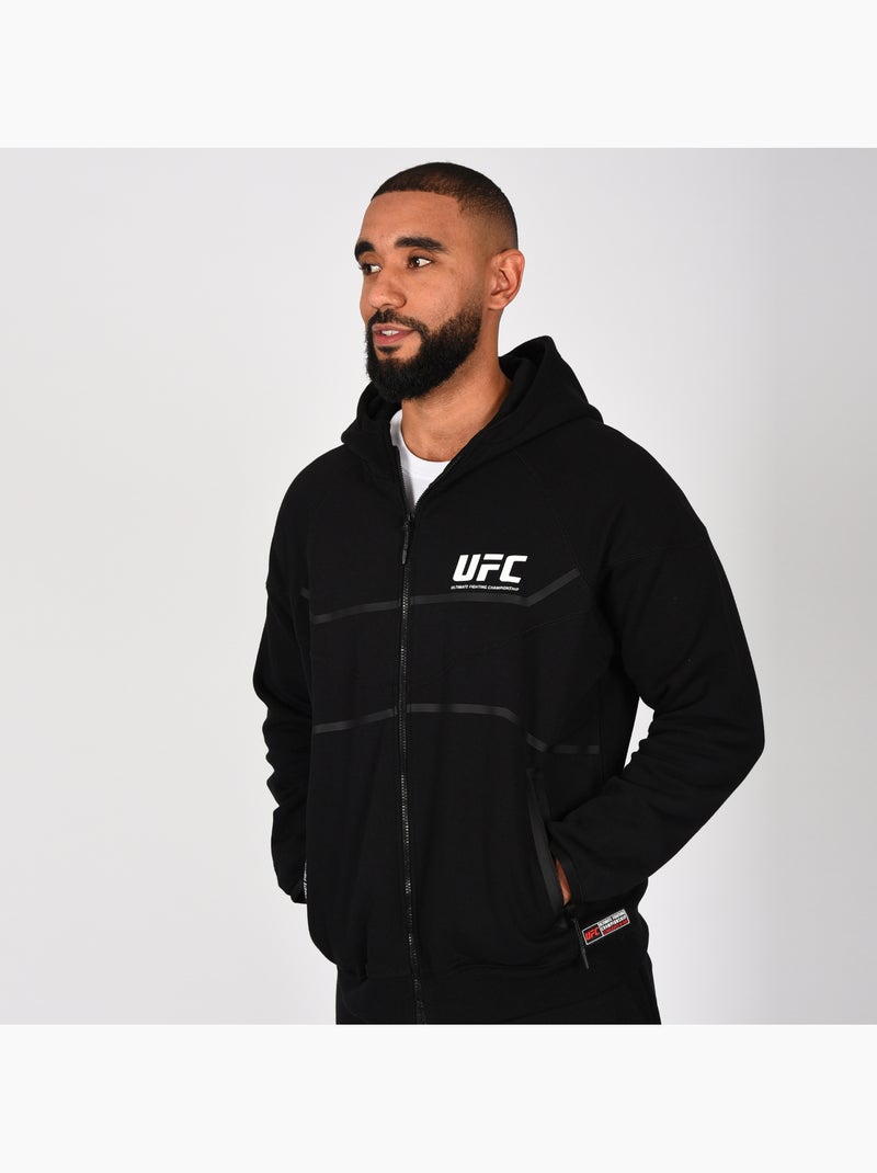 Sweatshirt com fecho e capuz ufc preto homem sweatshirt com capuz desporto Preto - Kiabi