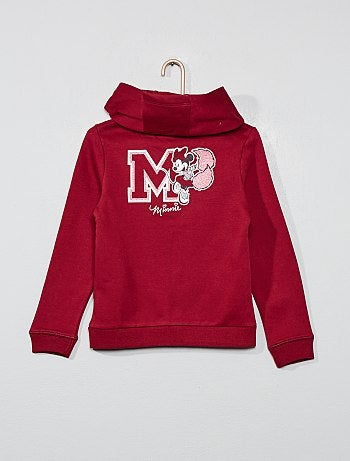 Sweatshirt com fecho 'Minnie Mouse' - Kiabi