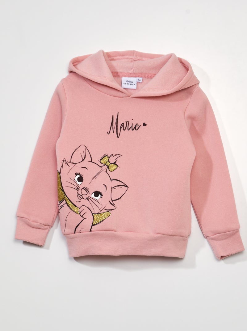 Sweatshirt com gola com capuz ROSA - Kiabi