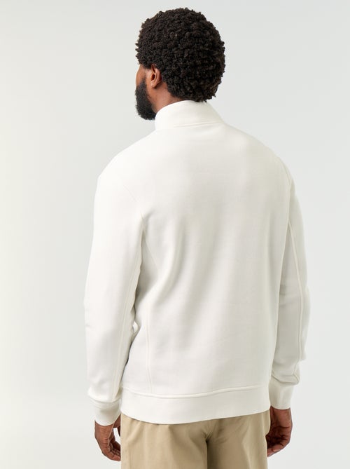 Sweatshirt com gola de camionista - Kiabi