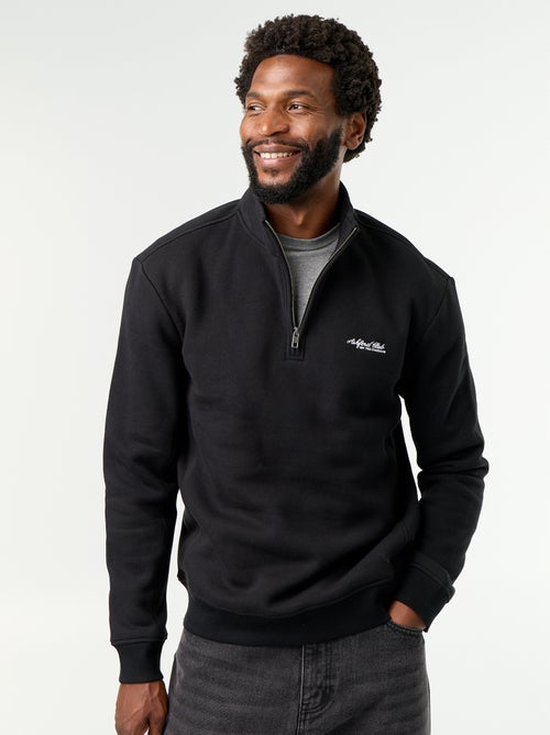 Sweatshirt com gola de camionista - Kiabi Sweatshirt com gola de camionista - Kiabi