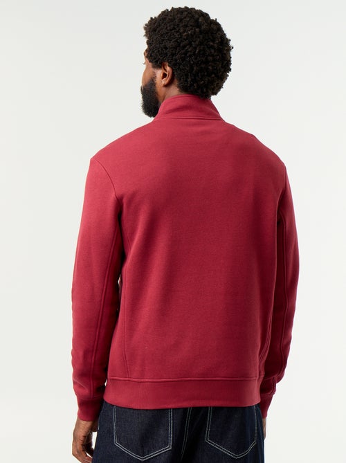 Sweatshirt com gola de camionista - Kiabi