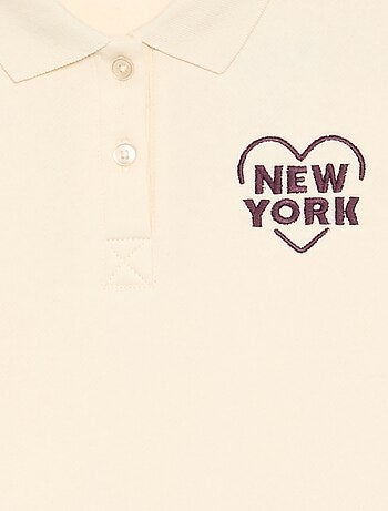 Sweatshirt com gola polo