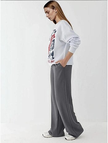 Sweatshirt com gola redonda estampada hiccup
