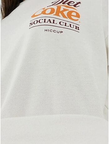 Sweatshirt com gola redonda estampado hiccup