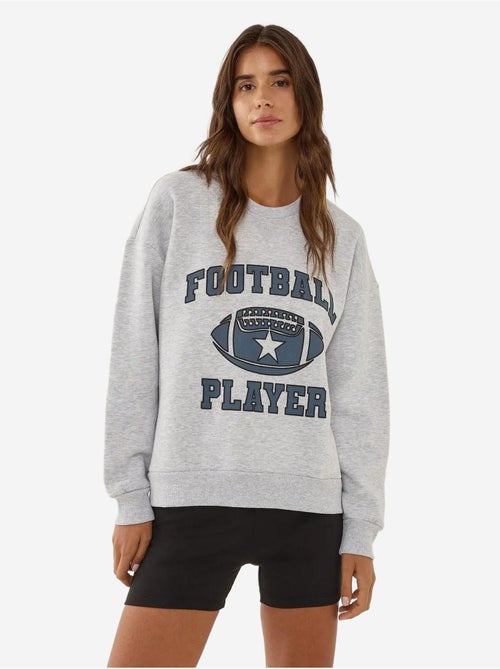Sweatshirt com gola redonda estampado hiccup - Kiabi Sweatshirt com gola redonda estampado hiccup - Kiabi