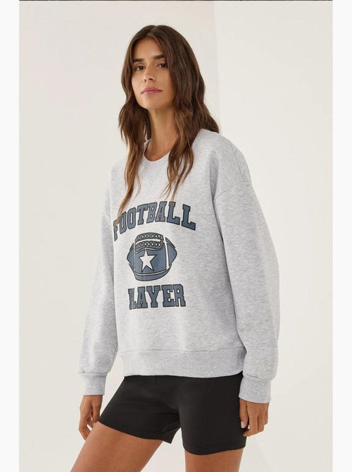 Sweatshirt com gola redonda estampado hiccup - Kiabi Sweatshirt com gola redonda estampado hiccup - Kiabi