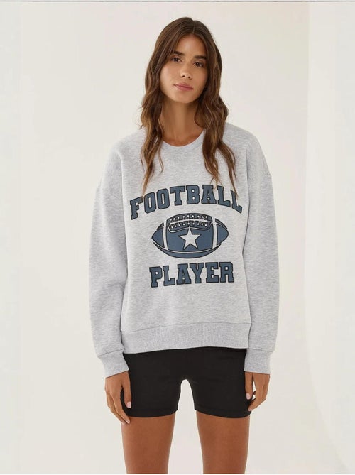 Sweatshirt com gola redonda estampado hiccup - Kiabi Sweatshirt com gola redonda estampado hiccup - Kiabi