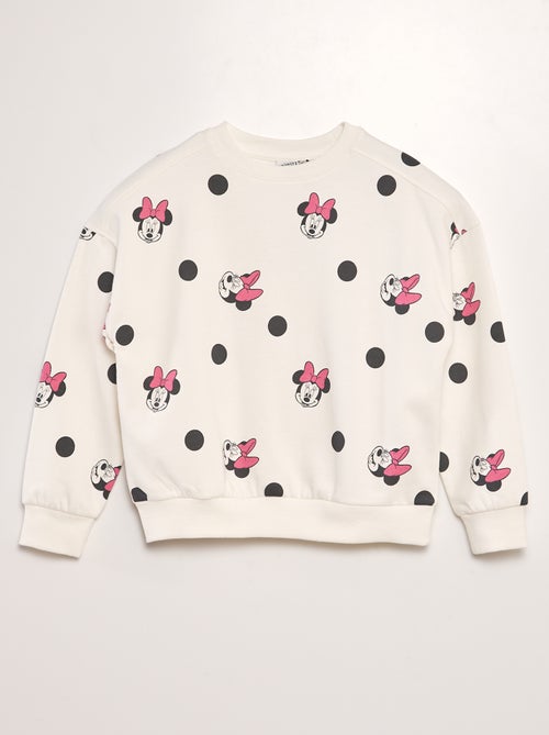 Sweatshirt com gola redonda 'Minnie' - Kiabi