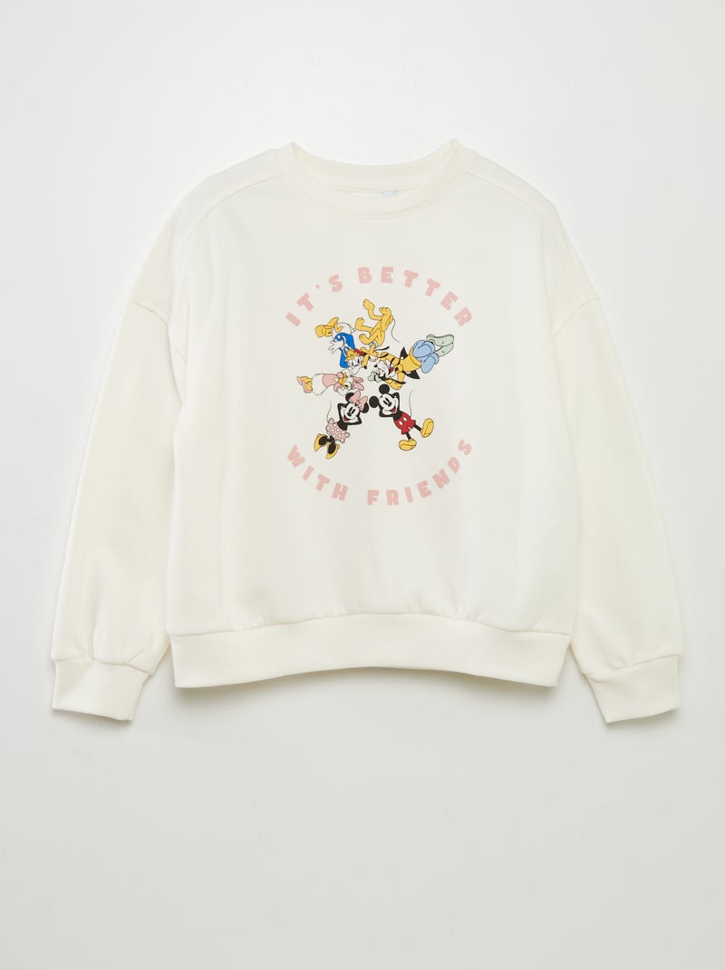 Sweatshirt com gola redonda 'Minnie' BEGE - Kiabi