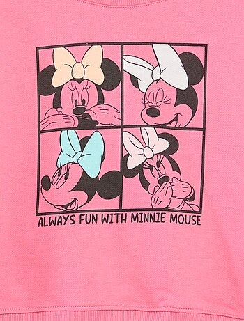 Sweatshirt com gola redonda 'Minnie' 'Disney'