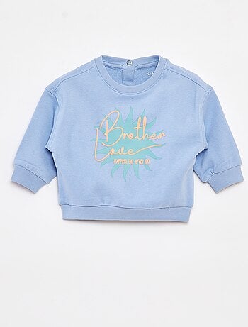Sweatshirt com impressão 'Brother'
