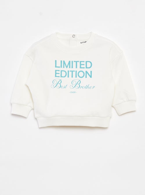 Sweatshirt com impressão 'Brother' - Kiabi
