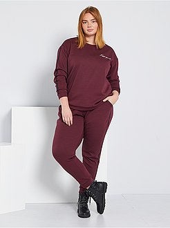 Sweatshirt com interior forrado - Kiabi