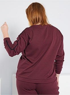 Sweatshirt com interior forrado - Kiabi