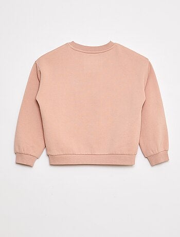 Sweatshirt com laço em cetim