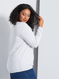 Sweatshirt com mensagem - Kiabi