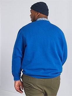 Sweatshirt com mensagem em relevo de conceção ecológica - Kiabi