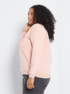 Sweatshirt com mensagem - Kiabi