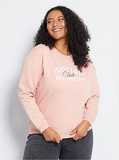 Sweatshirt com mensagem - Kiabi