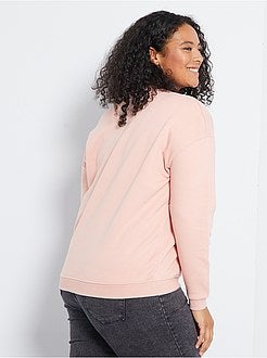 Sweatshirt com mensagem - Kiabi