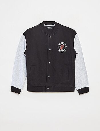 Sweatshirt com molas de pressão 'Rolling Stones'