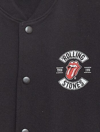 Sweatshirt com molas de pressão 'Rolling Stones'