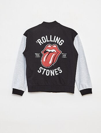 Sweatshirt com molas de pressão 'Rolling Stones'