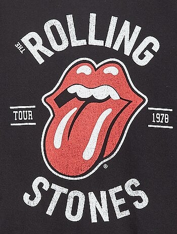 Sweatshirt com molas de pressão 'Rolling Stones'