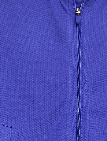 Sweatshirt com zíper e gola alta