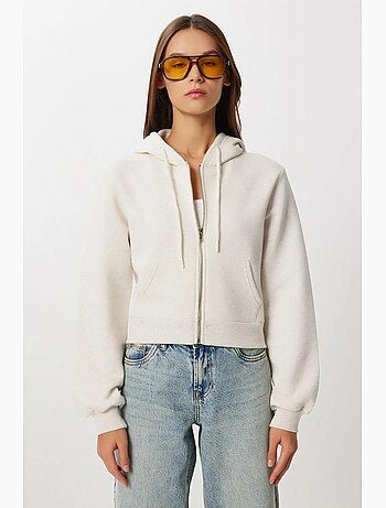 Sweatshirt confortável com capuz e fecho de correr istanbul