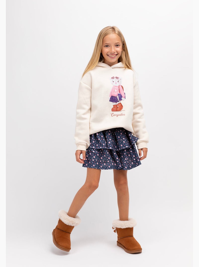 Sweatshirt conguitos Bege - Kiabi
