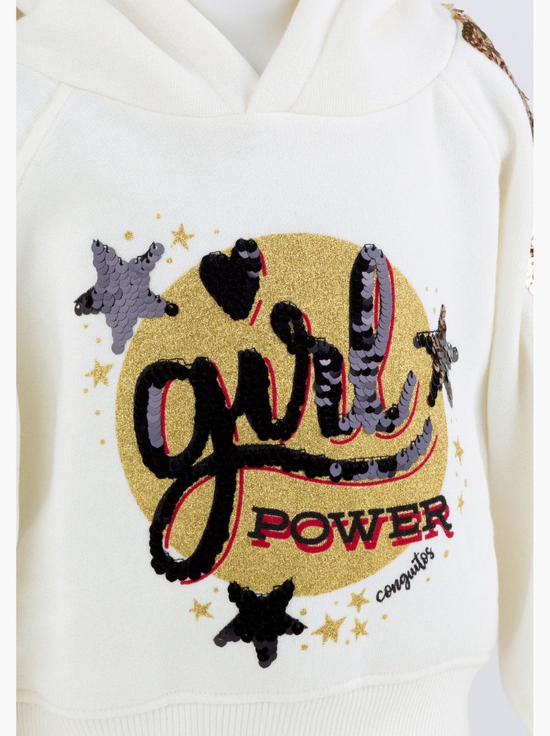 Sweatshirt conguitos Branco - Kiabi