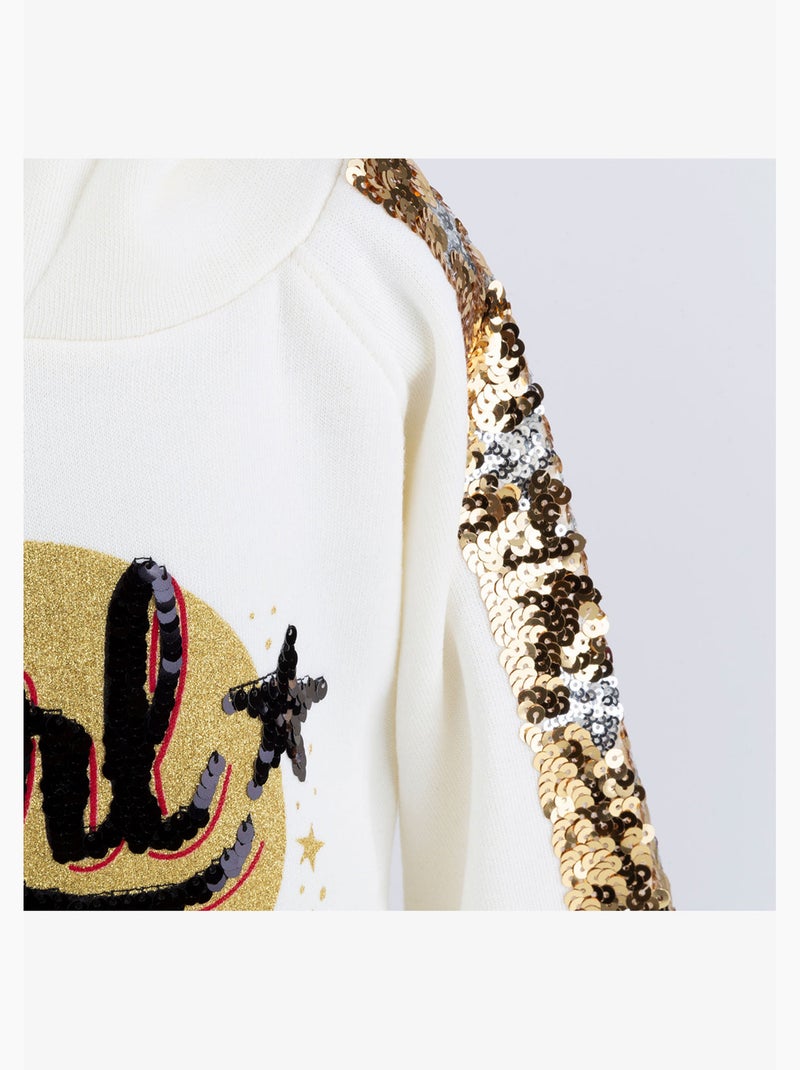 Sweatshirt conguitos Branco - Kiabi