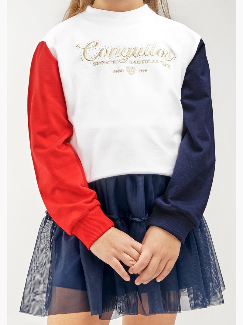 Sweatshirt conguitos Branco - Kiabi
