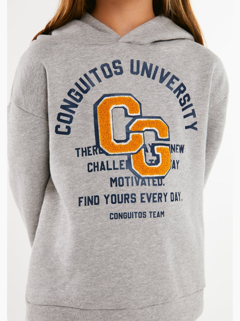 Sweatshirt conguitos Cinza-cinza - Kiabi