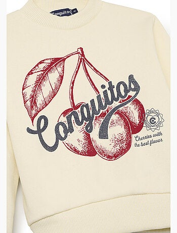 Sweatshirt conguitos logo cherry