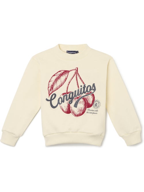 Sweatshirt conguitos logo cherry - Kiabi Sweatshirt conguitos logo cherry - Kiabi