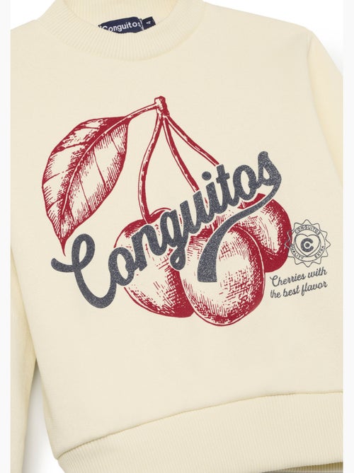 Sweatshirt conguitos logo cherry - Kiabi Sweatshirt conguitos logo cherry - Kiabi
