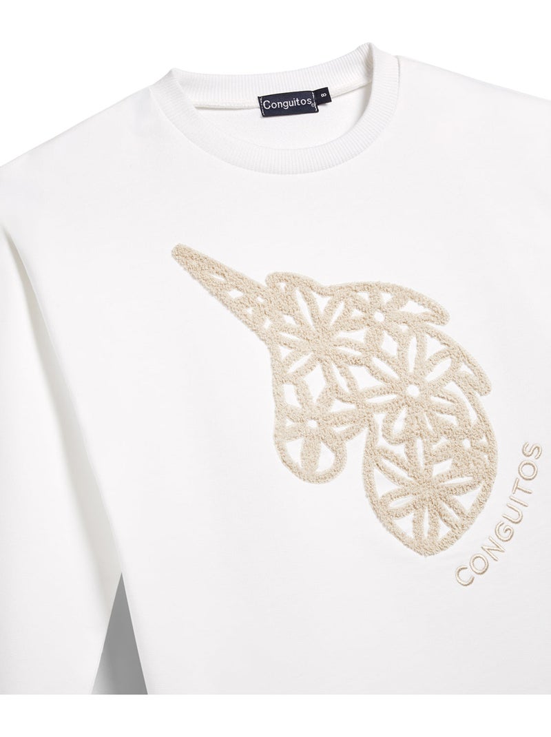 Sweatshirt conguitos unicorn Ouro - Kiabi