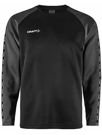 Sweatshirt crewneck craft preto para homem