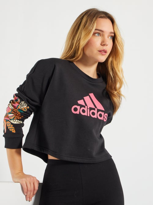 Sweatshirt cropped 'Adidas' - Kiabi