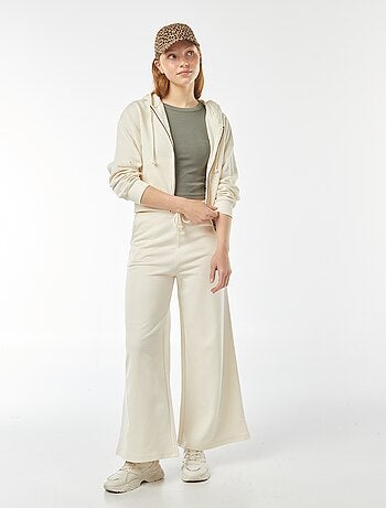 Sweatshirt cropped com capuz