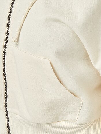 Sweatshirt cropped com capuz